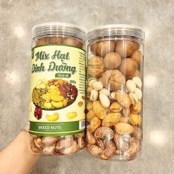 Ngũ Vị Hạt Dinh Dưỡng Thơm Ngon 500g Hộp Pet - NVHDD