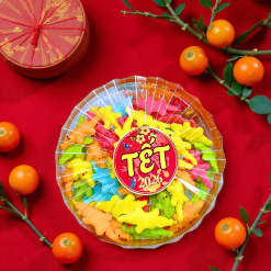 Hộp Quà Tết Kẹo Dẻo Cá Sấu 300g - Hộp Sun Khía Hộp Quà Tết 2026 - 8936208933852