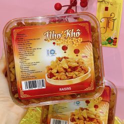 Nho Khô Vàng Loại Ngon 500g Hộp Chữ Nhật Lớn - 8936208933739
