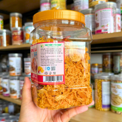 Khô Gà Bơ Tỏi Thơm Ngon 500g hộp - 8936208935085