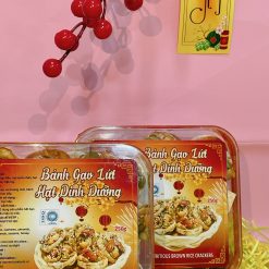 Bánh Hạt Gạo Lứt Hạt Dinh Dưỡng 250g Hộp Chữ Nhật - 8936208933715