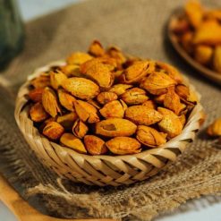 Hạnh Nhân Rang Bơ 450g - Hộp Tròn Lớn Hộp Quà Tết 2026 - 8936208933951