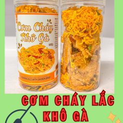 Cơm Cháy Lắc Khô Gà Thơm Ngon 300g Hộp - 8936208930585