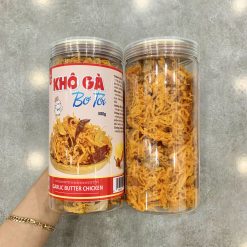 Khô Gà Bơ Tỏi Thơm Ngon 300g Hộp - 8936208930707