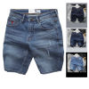 Quần Short Jeans Nam Rurumen Màu Xanh Thêu Logo Chữ R Túi Nhỏ Hàng VNXK - QB424