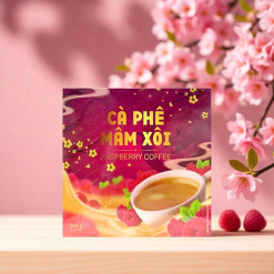 Cà Phê Mâm Xôi Raspberry Coffee 15 gói - CAFFEMAMXOI
