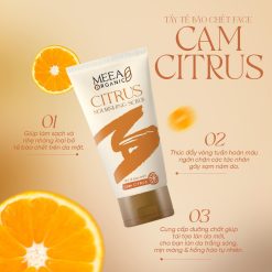 Tẩy Tế Bào Chết Face Cam Citrus Meea Organic Nouishing Scrub - 8938534672450