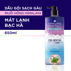 Dầu Gội Sạch Gàu Muối Hồng Himalaya Cool Menthol Hàn Quốc Loại Bỏ Dầu Thừa - 8801051311440