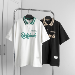 Áo Thun Nam Cổ Bẻ Oversize In Chữ Originals Big Size 110kg - AB497