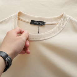 Áo Thun Nam Cổ Tròn Ovesize In Chữ IDEA Bên Tay Big Size 110kg - AB499