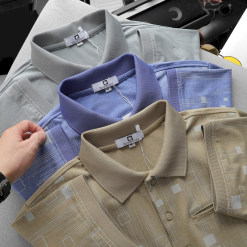 Áo Thun Nam Polo Cổ Bẻ Pack Horse Có Túi In Hoạ Tiết Hình Vuông ( Có size 3x) - CS216