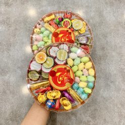 Set Kẹo 3 Vị Hộp Khía 400g (Socola Trái Cây - Socola Mix - Kẹo Trứng) - SK3VHK