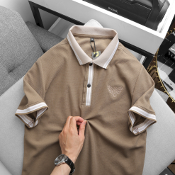 Áo Thun Nam Polo Cổ Bẻ Thêu Logo Đại Bàng (Có size 3x) - CS218