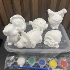 Bộ Tô Tượng Mini Cho Bé Kèm Màu Và Cọ - COMBOTUONG