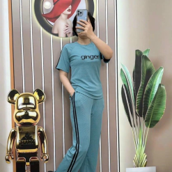 Đồ bộ quần dài áo tay ngắn in chữ - DBO4185