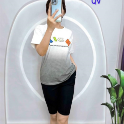 Đồ bộ quần ngố đen áo tay ngắn in chữ nice - DBO4243