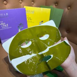 Mặt Nạ Thạch Collagen Meea Organic Màu Xanh Ngãi Cứu Mugwort Mask Hộp 5 Miếng - 8938534672443