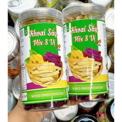 Khoai Sấy Mix 3 Vị Thơm Ngon 300g Hộp - 8936208930936