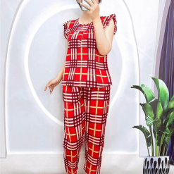 Đồ bộ mango quần dài cổ tròn sát nách bèo Có 2 size - DBO4287