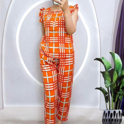 Đồ bộ mango quần dài cổ tròn sát nách bèo Có 2 size - DBO4287