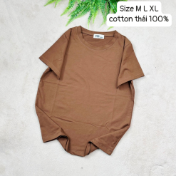 Áo Thun Nữ Trơn Cổ Tròn Form Vừa Size M(40-60kg) - AG1225M