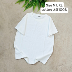 Áo Thun Nữ Trơn Cổ Tròn Form Vừa Size M(40-60kg) - AG1225M