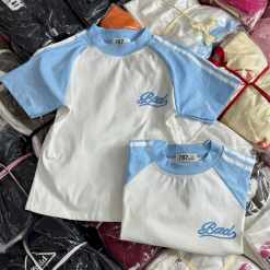 Áo Thun Nữ Cổ Tròn Baby Tee Tay Viền Sọc Màu Mạc AH787 - AG1232