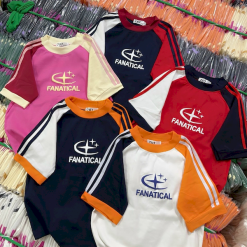 Áo Thun Nữ Cổ Tròn Baby Tee Tay Phối Màu In Hình Ngôi Sao AH787 - AG1234