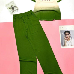 Đồ bộ quần dài áo cổ tròn tay ngắn in chữ MDAY - DBO4348