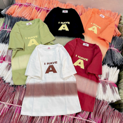 Áo Thun Nữ Cổ Tròn Baby Tee In Chữ A Mạc AH787 - AG1235