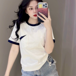 Áo Thun Nữ Cổ Tròn Baby Tee Phối Túi Giả Mini Mạc AH787 - AG1243