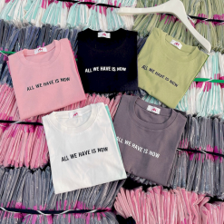 Áo Thun Nữ Cổ Tròn Baby Tee In Màu Loang Mạc AH787 - AG1246