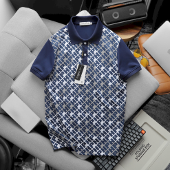 Áo Thun Nam Cổ Bẻ Pack Hourse In Hoạ Tiết Chữ HP (Có size 3x) - CS220