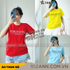 Áo Thun Nữ Cổ Tròn Form Vừa In Chữ EMOTION Size M(40-60kg) - AG1281