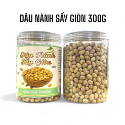 Đậu Nành Sấy Giòn 300gr Giá Sỉ Hộp - 8936208933494