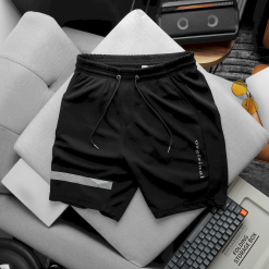 Quần Short Thun Nam Viền Sọc In Chữ Orgirinal - QB426