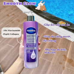 Sữa Tắm Màu Tím Vaseline Body Wash Smooth Glow 10X 425ml - 8851932459754