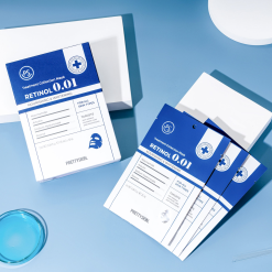 Mặt Nạ Prettyskin Retinol 0.01 Màu Xanh Đậm Tái Tạo Da Hộp 10miếng - 8809733215628