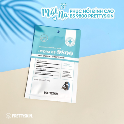 Mặt Nạ Prettyskin Hydra B5 Màu Xanh Nhạt Phục Hồi Da Hộp 10miếng - 8809733215635