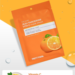 Mặt Nạ Vitamin C Prettyskin Jeju Tangerine Hộp 10 miếng - 8809733214867