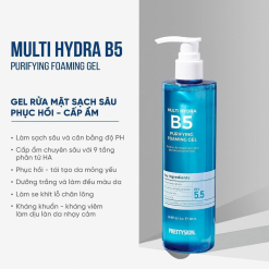 Sữa Rửa Mặt Prettyskin Multi Hydra B5 Cấp Ẩm Sạch Sâu 300ml - 8809733219091
