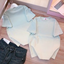 Áo thun nữ Baby Tee loang 2 màu ôm body từ 35kg - 55kg - AG1294