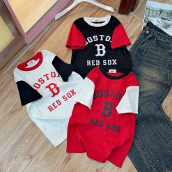 Áo thun nữ Baby Tee ôm body từ 35kg - 55kg in chữ B lớn - AG1302