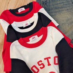 Áo thun nữ Baby Tee ôm body từ 35kg - 55kg in chữ B lớn - AG1302