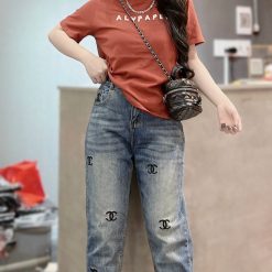 Áo Thun Nữ Cổ Tròn Thuê Chữ ALYPAPER form vừa size M(40-60kg) - AG1317