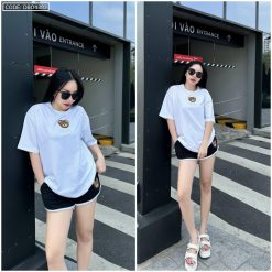 Đồ bộ quần đùi áo tay ngắn thuê hình đầu gấu bears - DBO4382