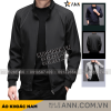 Áo Khoác Nam Rurumen Chất Dù 2 Lớp Kiểu Trơn Cổ Đứng Cao Cấp (Có Size 3x) - AK086