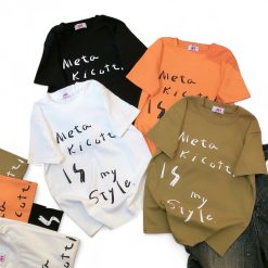 Áo thun nữ Baby Tee ôm body từ 35kg - 55kg in chữ Meta - AG1320