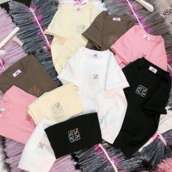 Áo thun nữ Baby Tee ôm body từ 35kg - 55kg thuê logo - AG1321