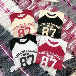 Áo thun nữ Baby Tee ôm body từ 35kg - 55kg in Số 87 - AG1331